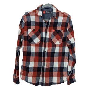 Men's The American Outdoorsman button down flannel shirt, multi, size M